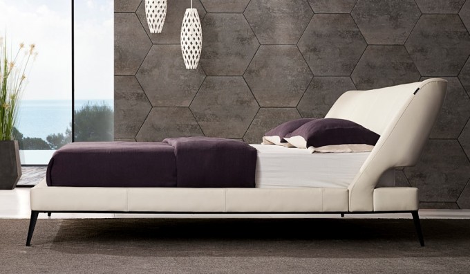 San Remo Leather Bed