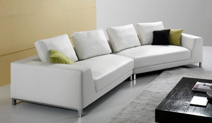 TikZ Leather Modular Sofa 