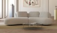 Pebble Boucle Curved Modular Sofa