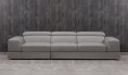 Domino 4 Seater Leather Sofa