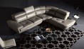 Geneva Leather Corner Sofa