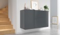 Ikon Graphite Floating Sideboard - 110 cm