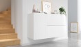 Ikon White Floating Sideboard - 110 cm