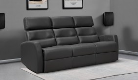 Atlas Leather 3 Seater Sofa