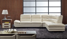 Carelli Leather Corner Sofa