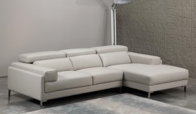 Clio Leather Corner Sofa 