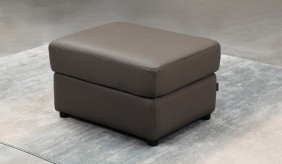 Forza Leather Footstool