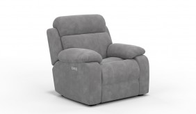 Novell Faux Suede Recliner Armchair