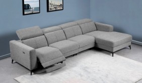 Palazzo Fabric Large Corner Recliner Sofa