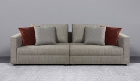 Tonini Fabric 4 Seater Sofa