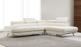 Vincenzo Leather Corner Sofa