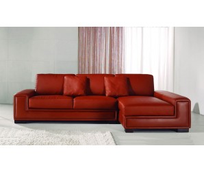 Tassone Leather Corner Sofa