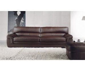 Bachelli 4 Seater Leather Sofa
