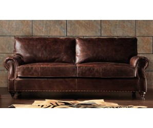 Burlington Antique Leather - 3 Seater Sofa