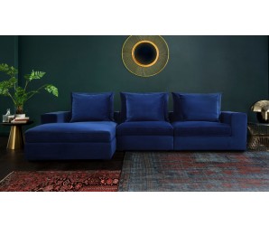 Camargue Velvet Corner Sofa