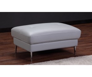 Certosa Leather Footstool