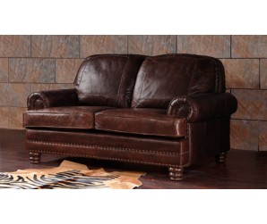 Chambers Vintage Leather - 2 Seater Sofa
