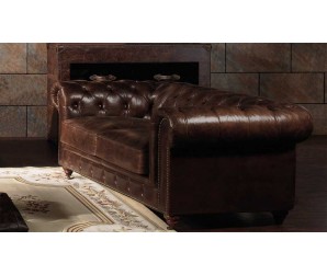 Chesterfield Vintage Leather - 2 Seater Sofa
