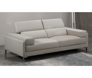 Clio Leather 3 Seater Sofa