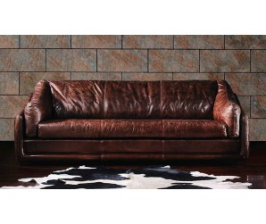 Hoxton Vintage Leather - 3 Seater Sofa