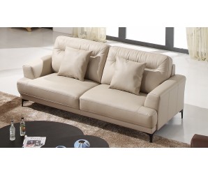 Oskar 3 Seater Leather Sofa