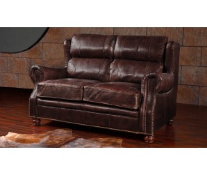 Landsdowne Antique Leather - 2 Seater Sofa