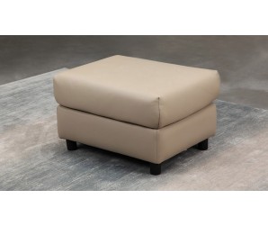 Monza Leather Footstool