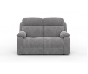 Novell Slim 2 Faux Suede Recliner Sofa