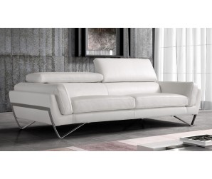 Renata Leather 3 Seater Sofa 