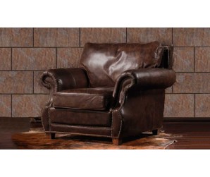 Tankerville Antique Leather - Armchair