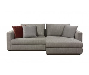 Tonini Fabric Small L Shape Sofa