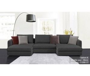 Tonini Fabric U-Shape Sofa