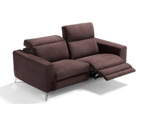 Verona Faux Suede 2 Seater Electric Recliner Sofa