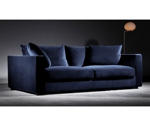 Violin 3 Seater Velvet Sofa 